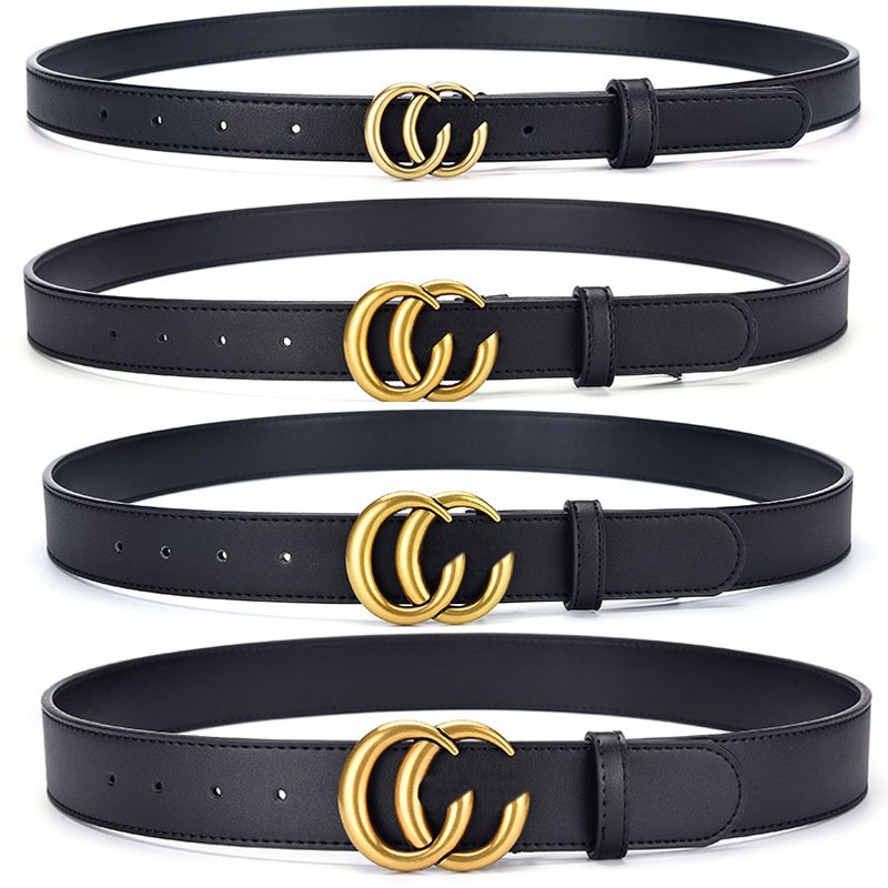 Wholesale Female High Quality PU Leather Letter Fashion CC Buckle Belt For Lady Woman Waist Belt Fashion Designer belt