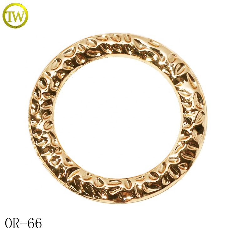 Washable bikini hardware metal gold buckle designer swimwear accessory alloy adjustable buckle fasteners