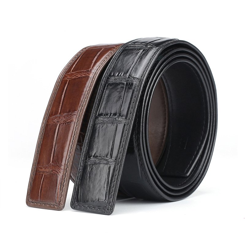 Latest Design Genuine Leather Men Belt With Adjustable Casual Automatic Buckle Leather Belt custom belt leather