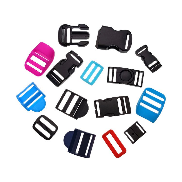 Quick side release plastic buckle adjustable snap clasp clip for strap belt webbing