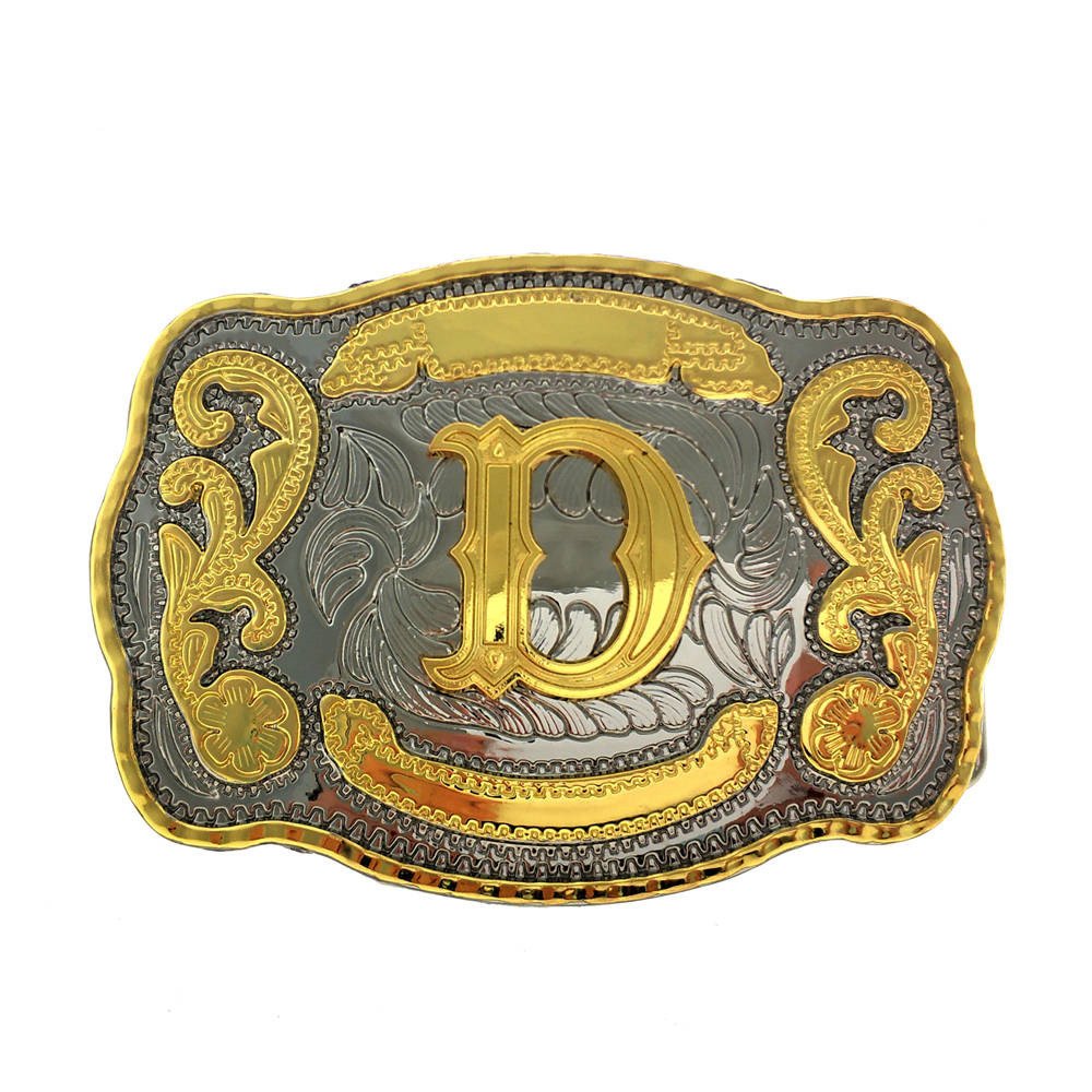Usa Letter V Belt Buckle Screws Hook Replacement Rodeo Belt Buckles For Men 5inch