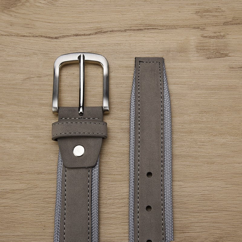 New Product Golf Casual Oxford Fabric Men's Belts Suede Leather Jeans Shorts Belts Alloy Pin Buckle Faux Leather Belt Mens