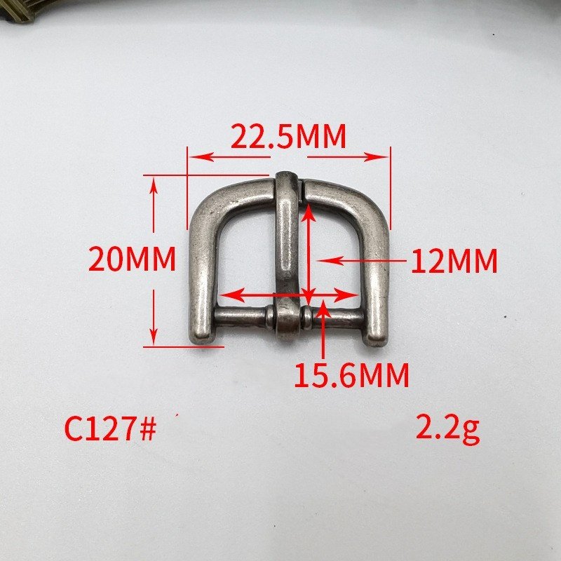 Factory Price Rectangular Shape Zinc Alloy Bag Strap Pin Buckle Pin Buckle Dog Buckle
