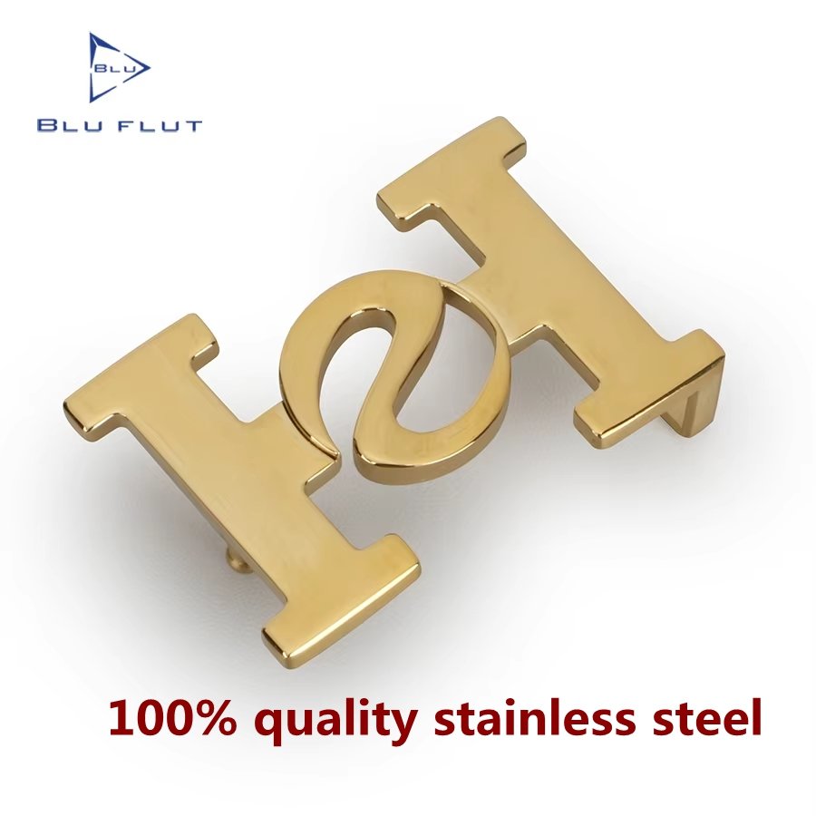 Custom Stainless Steel Belt Buckle Customized Logo Metal Men Women Leather Belt Buckles For Men