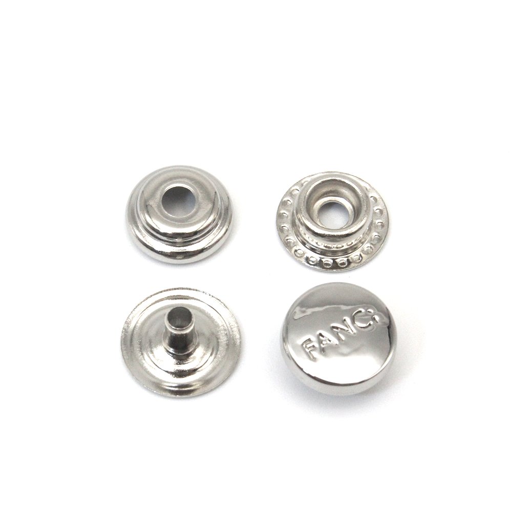 Brass Snap Fastener Accessories Press Snaps Buttons Tools Handbags and Leather Rivets Jacket Metal Button Buckle