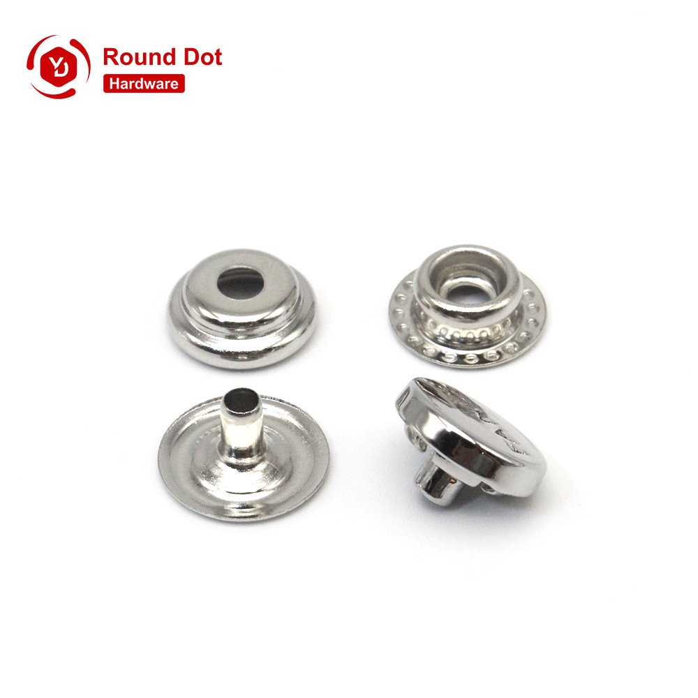 Brass Snap Fastener Accessories Press Snaps Buttons Tools Handbags and Leather Rivets Jacket Metal Button Buckle