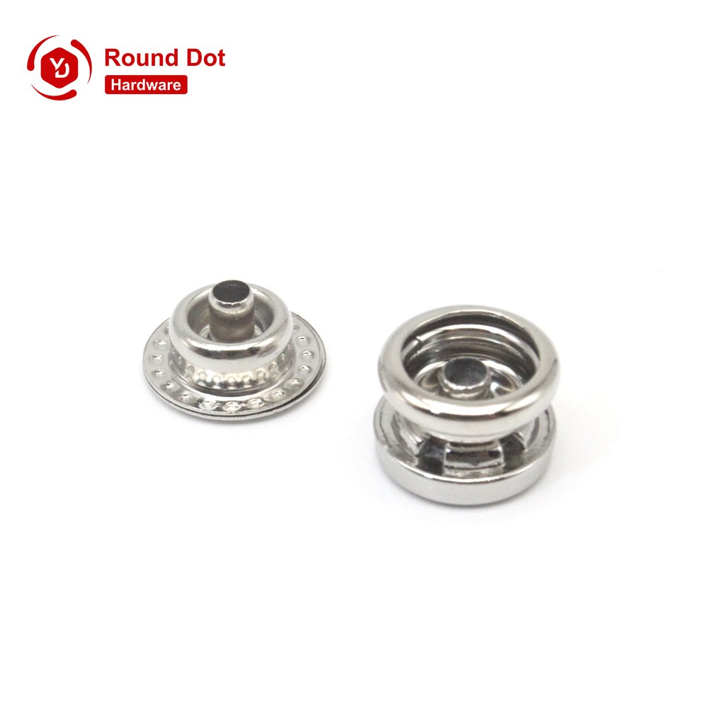 Brass Snap Fastener Accessories Press Snaps Buttons Tools Handbags and Leather Rivets Jacket Metal Button Buckle