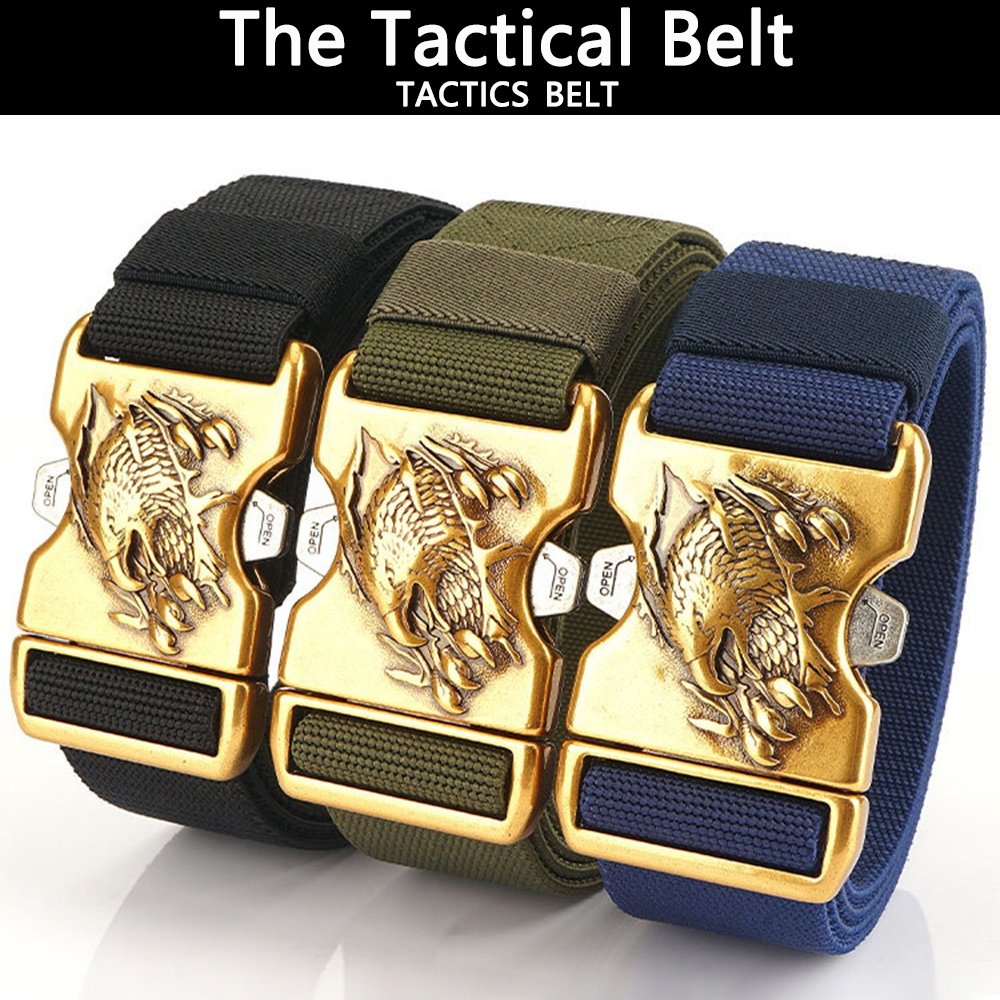 TUSHI Customized Quick Release Elastic Belt Alloy Metal Buckle Outdoor Climbing Training Tactical Belt Manufacturer Wholesale