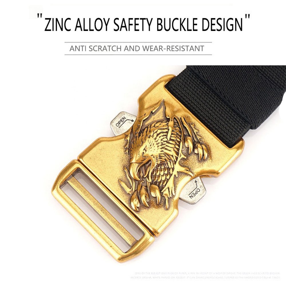 TUSHI Customized Quick Release Elastic Belt Alloy Metal Buckle Outdoor Climbing Training Tactical Belt Manufacturer Wholesale