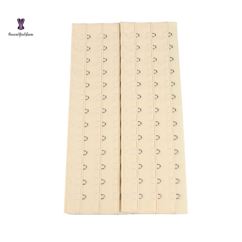 Women Corset Extension 14 Buckle waist trainer Extender 29.5cm Hook And Eye Tape 154Strap 14 Clasp Underwear Accessories