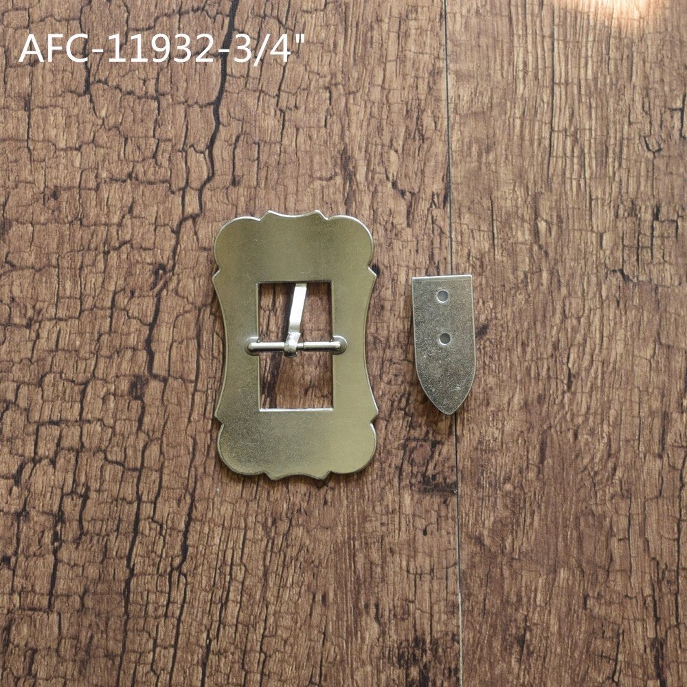 silver buckle set alloy buckle