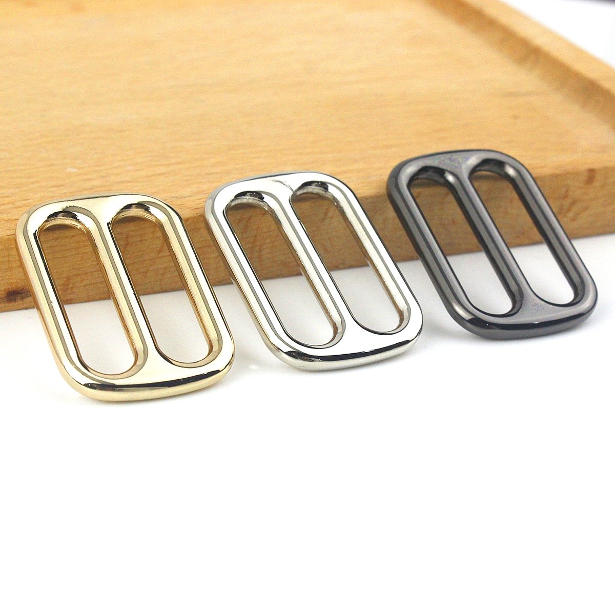 Alloy Cast Tri Glide Slide Buckles Center Bar Adjuster Buckle for Leather Craft Bag Strap Belt Webbing 25/32/38mm