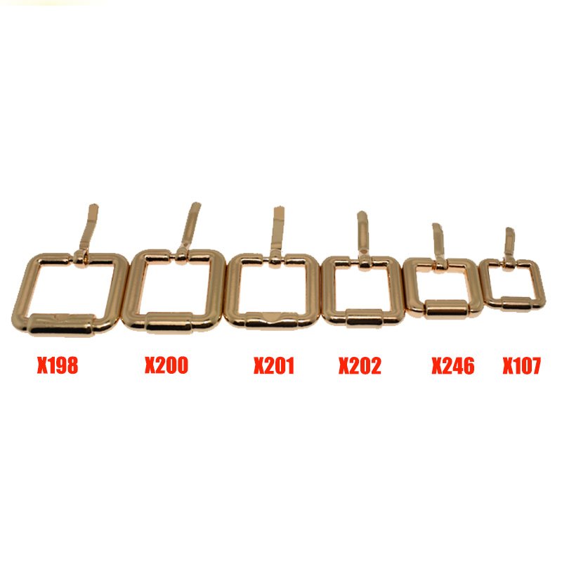 25mm/20mm/15mm pin belt buckle Adjustable Rectangle Ring for Leather Crafts, Bags, Clothing, Belts, Backpacks