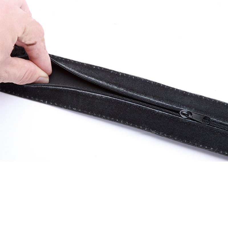 TXL386 Men Zipper Wallet Belt Fashion Casual Faux Leather Belt Waistband PU Inner Clip Anti-theft Zipper Pin Buckle Waist Belts