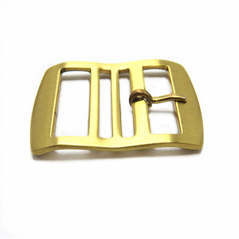 China supplier customized cheap blank solid brass 40mm pin belt buckles wholesale