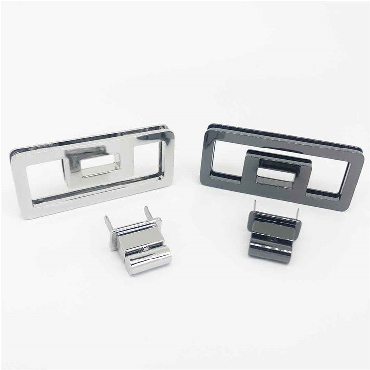 Factory price women bag buckle zinc alloy high quality buckle handbag with lock