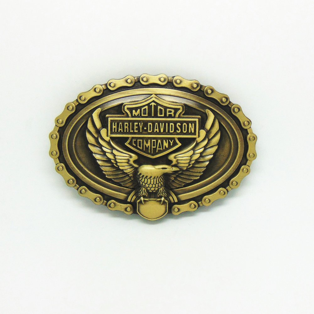 Trend zinc alloy alphabet Eagle belt buckle cowboy western buckle oval western belt buckle for men