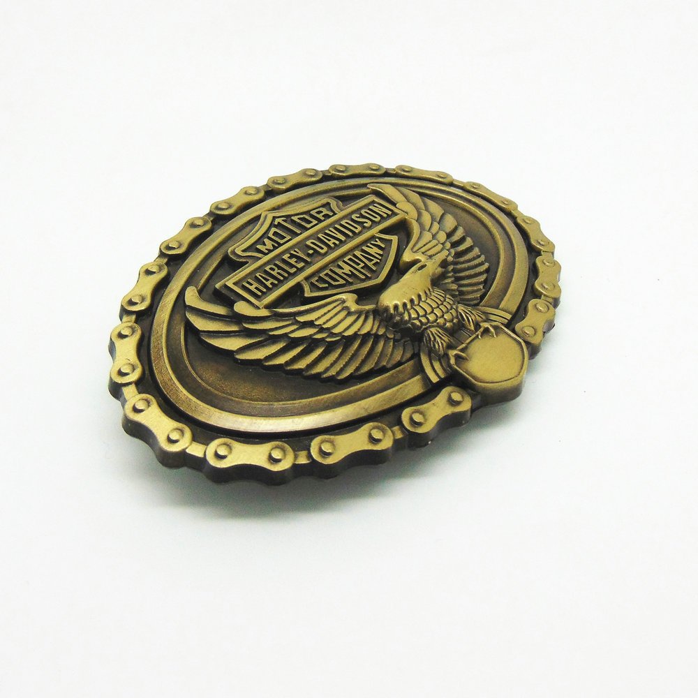 Trend zinc alloy alphabet Eagle belt buckle cowboy western buckle oval western belt buckle for men