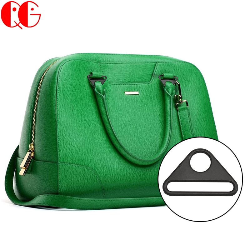 Metal Adjuster Triangle Ring With Bar Multi size Swivel Clip D Ring Buckle Cast for Backpack Connection Clasps Belt Non-Slip