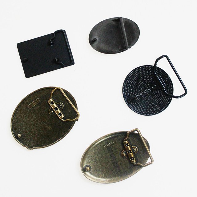 Factory Western customize Cowboy metal belt buckle Wholesale Die Casting Antique Plated Smooth Eagle Belt Buckle