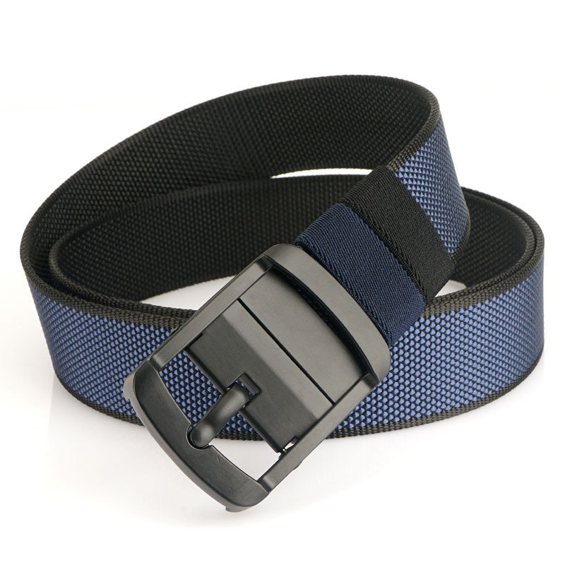 Two colors Reversible Canvas Fabric belt Metal Buckle Outdoor Tactical Combat Belt Hunting Hiking Sports Blet