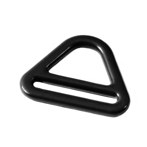 E2362-38mm high level zinc alloy adjustable adjuster custom metal slider Tri-angle buckle for human or dog collar webbing