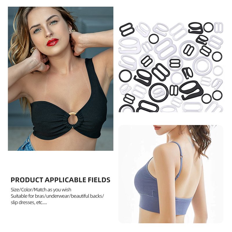 Factory Swimwear Buckles Bra Ring Hooks And Strap Adjuster Slider