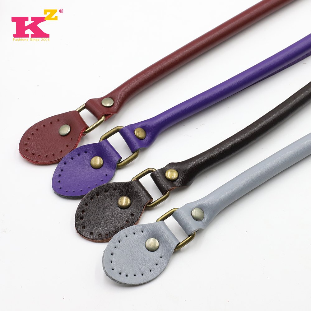 40/50/60 cm Long Bag Handle Handmade Bag Accessories with Strap Buckle Genuine Leather Bag Strap