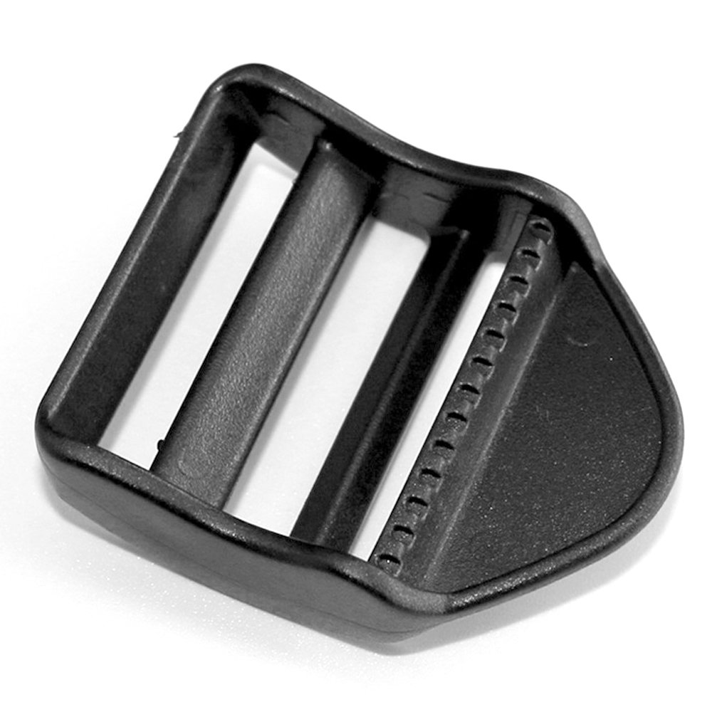 20mm 25mm 32mm 38mm Plastic Black Ladder Lock Slider Release Buckles for Backpack Straps Webbing