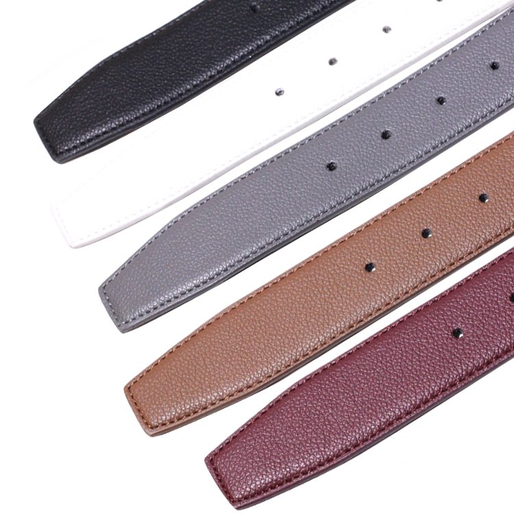 High quality genuine leather belt emboss men's leather belt real leather pin buckle belt women