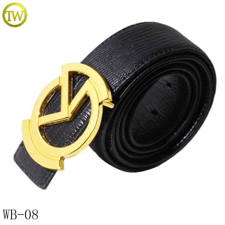 High quality genuine leather belt emboss men's leather belt real leather pin buckle belt women