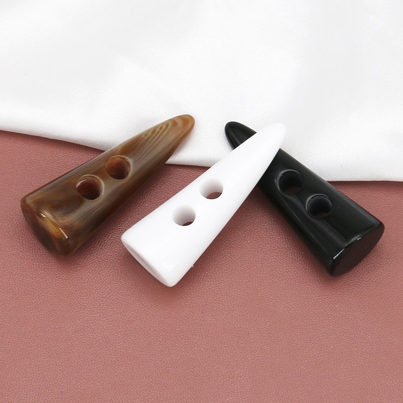 High Quality cow horn button textile accessories Fancy plastic buckle for coat