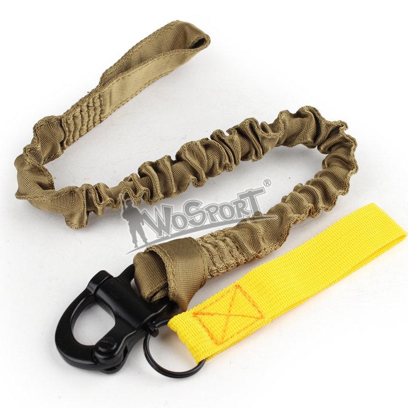 WOSPORT Climbing Elastic Safety Sling With Metal Buckle For Outdoor Activities