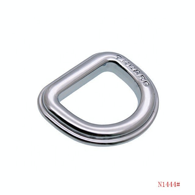 Custom zinc alloy 15mm/20mm metal ring D buckle top quality handbag hardware accessories metal D ring