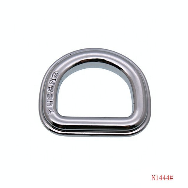 Custom zinc alloy 15mm/20mm metal ring D buckle top quality handbag hardware accessories metal D ring