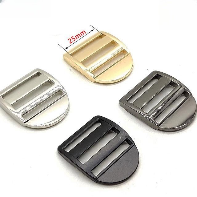 Wholesale 25mm Metal Backpack Buckle For Straps Adjustable Ladder Lock Buckle Adjust Custom Bag Accessory Buckle