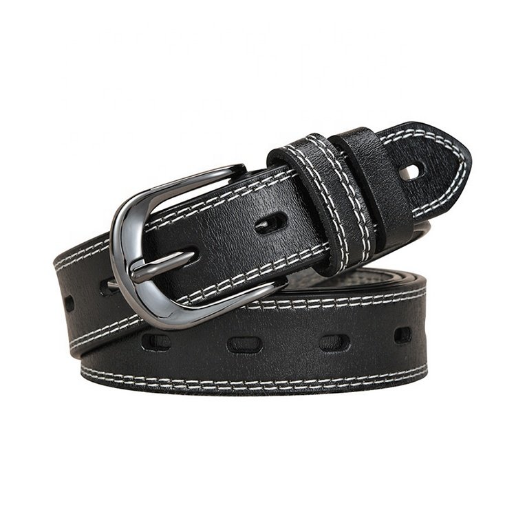 Hot Selling Women's Waist Belt Alloy Pin Buckle Casual Genuine Leather Belts Wholesale