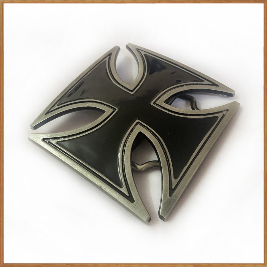 Classic Leisure and Fashionable Western Cowboy Belt Buckle Zinc Alloy Cross Belt Buckle for Men Accessories