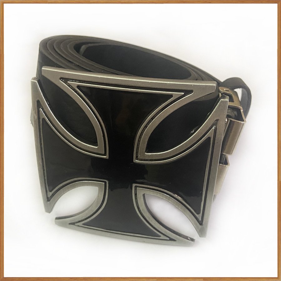 Classic Leisure and Fashionable Western Cowboy Belt Buckle Zinc Alloy Cross Belt Buckle for Men Accessories