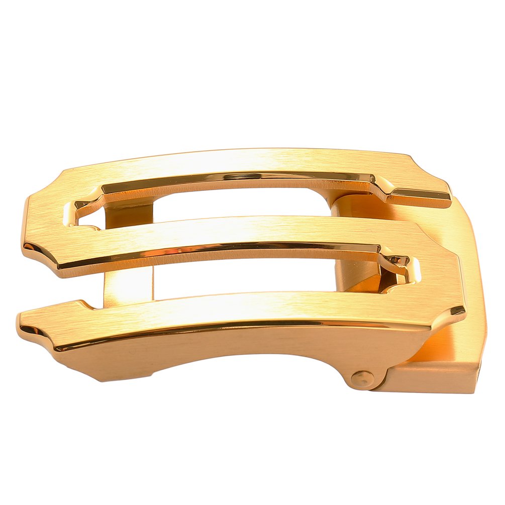 Stainless steel automatic buckle business belt buckle head men's belt head letter s automatic buckle beltLY36-61330