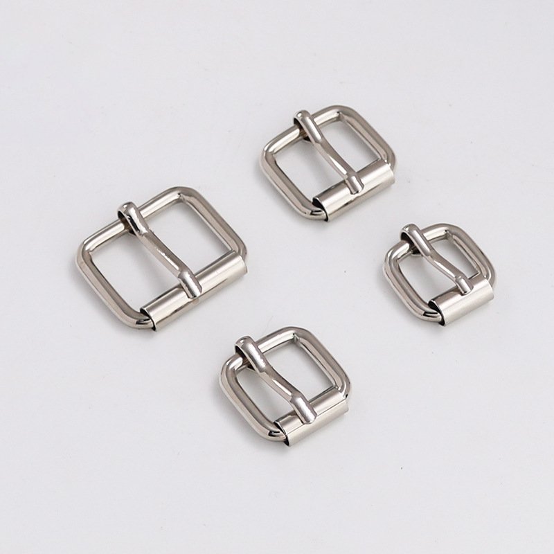 Luggage Leather Belt Shoulder Strap Hardware Pin Through Belt Buckle Metal Adjusting Buckle Day Button Accessories