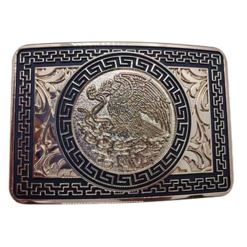 Hot selling item antique zinc alloy Western cowboy belt buckle American youth fashion belt buckle for men