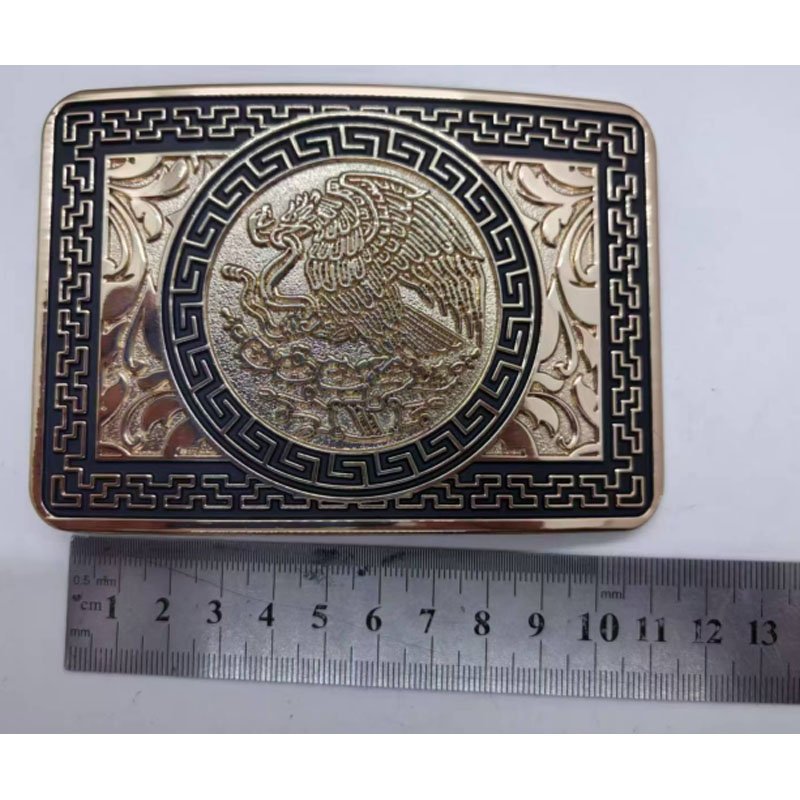Hot selling item antique zinc alloy Western cowboy belt buckle American youth fashion belt buckle for men
