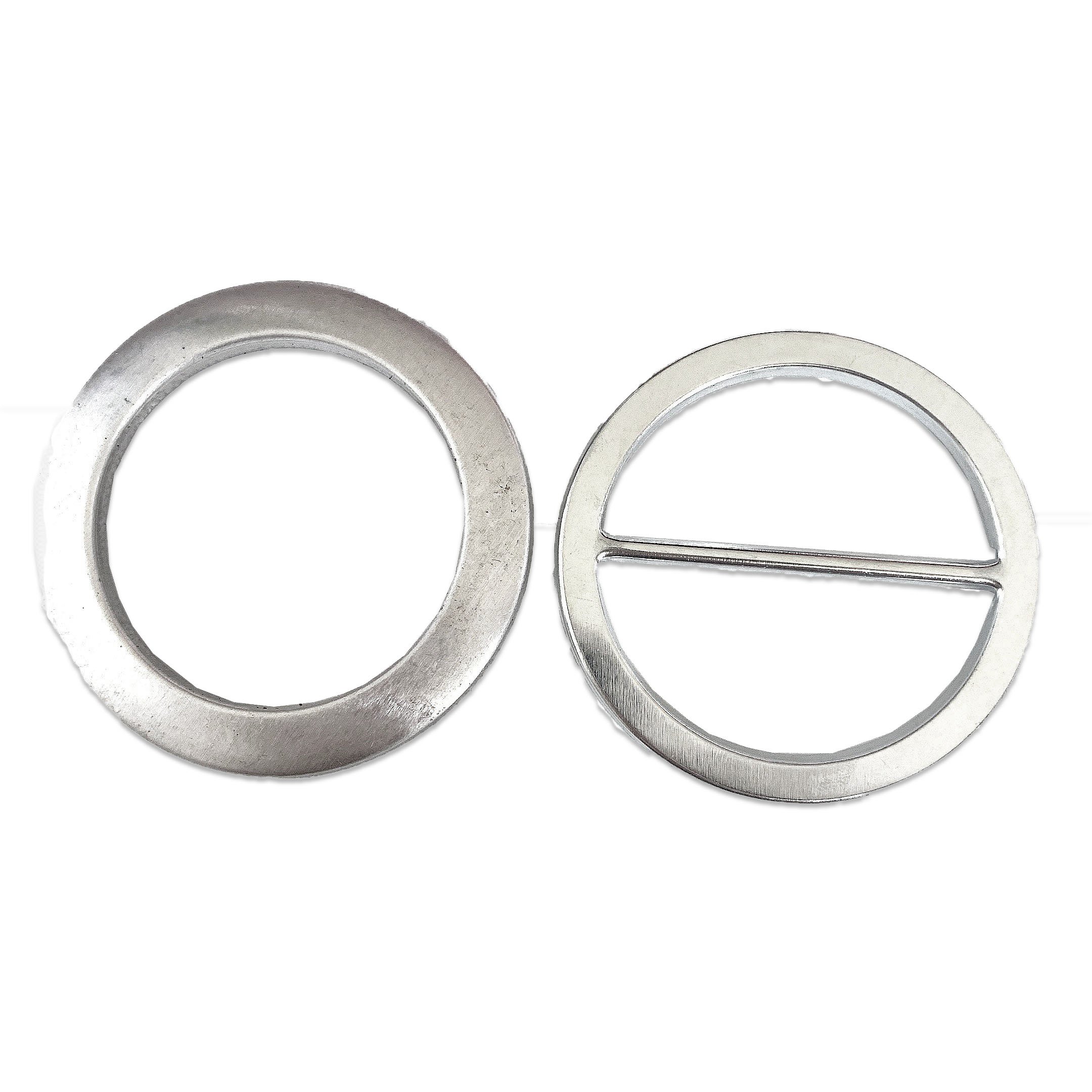 Wholesale Custom Design Black Metal round Fabric Covered Belt Buckle