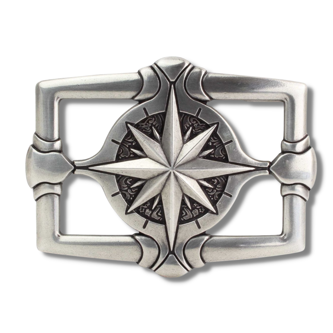 Wholesale Custom Metal Cowboy Two Tone Golden Zinc Alloy Belt Buckles Mens Fashion Belt Buckle