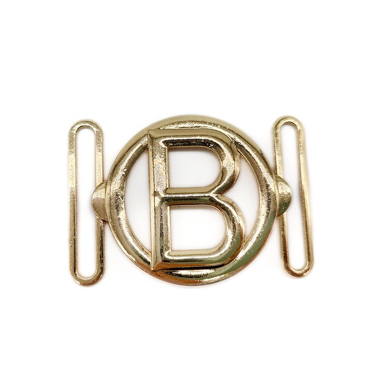 Wholesale High Quality Small Letter B Metal Shoes Buckle New Design Decorative Accessories For Shoes And Belt