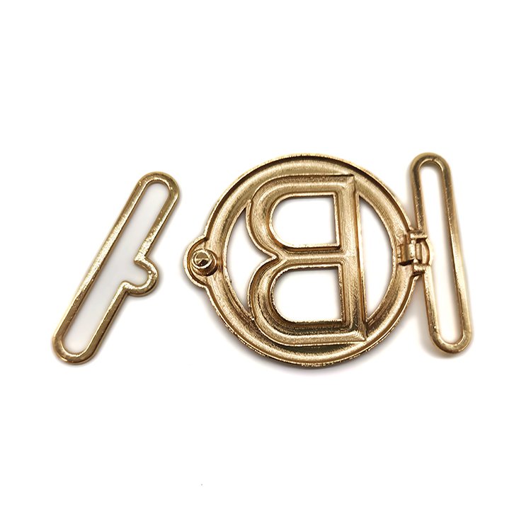 Wholesale High Quality Small Letter B Metal Shoes Buckle New Design Decorative Accessories For Shoes And Belt