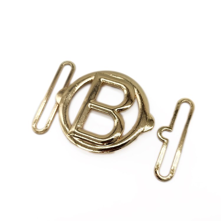 Wholesale High Quality Small Letter B Metal Shoes Buckle New Design Decorative Accessories For Shoes And Belt
