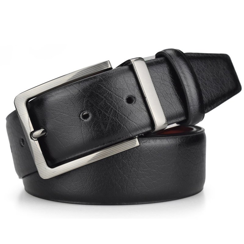 Wholesale Customized Personalized Men's Belt Pin Buckle High Quality PU Leather Belts For Men