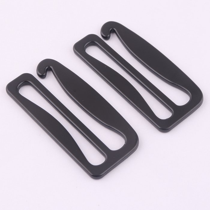 high quality matt black 2 inch metal backpack G hook buckle zinc alloy adjustable webbing strap buckle